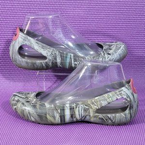 Crocs Kadee Realtree Camouflage Ballet Flats - Size 8